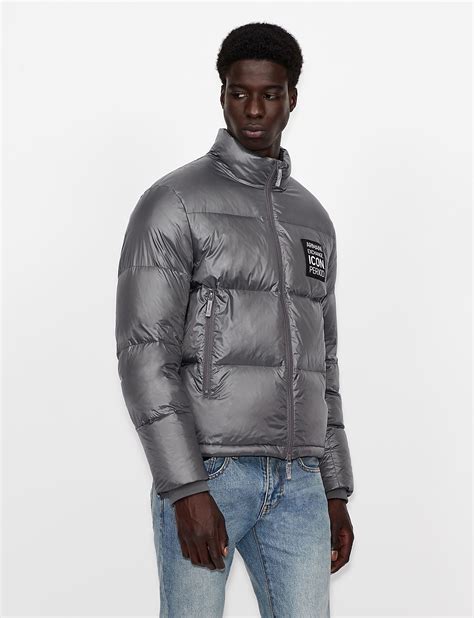 armani exchange puffer jacket men's